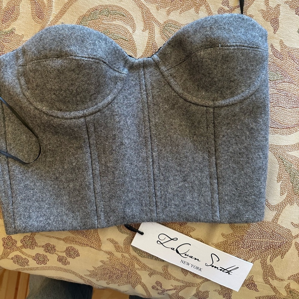LA QUAN SMITH HEATHER GREY CORSET